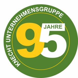 Logo 95 Jahre Knecht Kellerbau